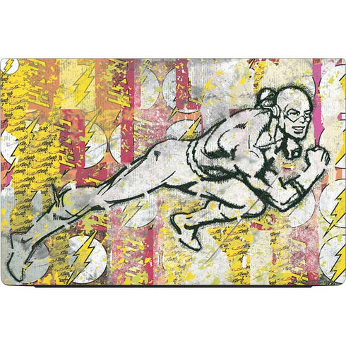 DC Comics The Flash Retro Abstract Running Pose Dell Vostro Skin