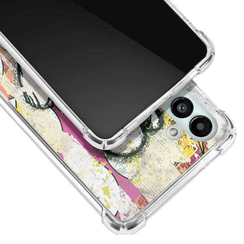 DC Comics The Flash Retro Abstract Running Pose Galaxy A13 5G Clear Case