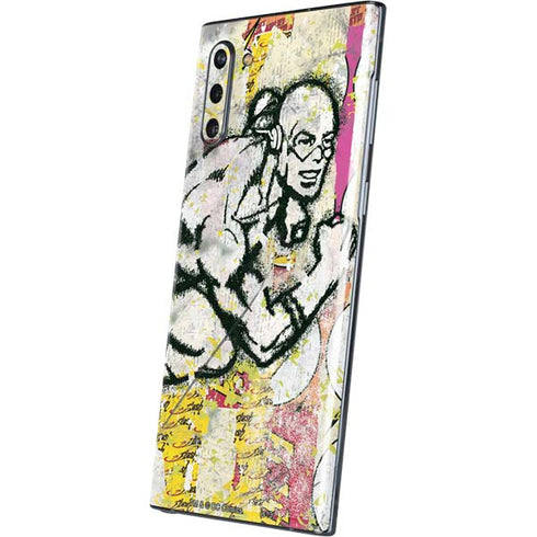 DC Comics The Flash Retro Abstract Running Pose Galaxy Note 10 Skin