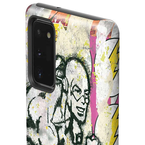 DC Comics The Flash Retro Abstract Running Pose Galaxy Note20 5G Pro Case