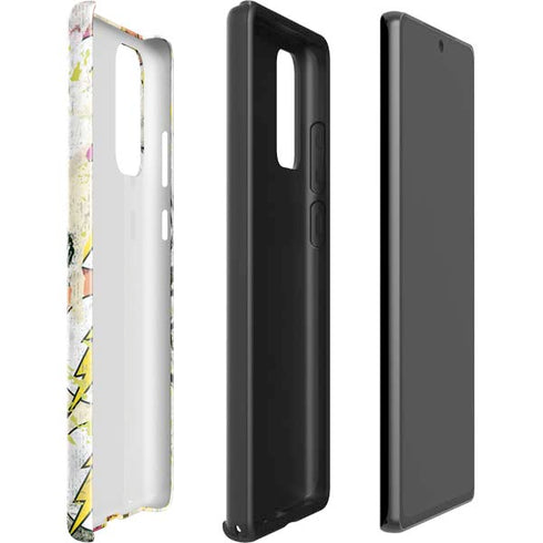 DC Comics The Flash Retro Abstract Running Pose Galaxy Note20 5G Pro Case