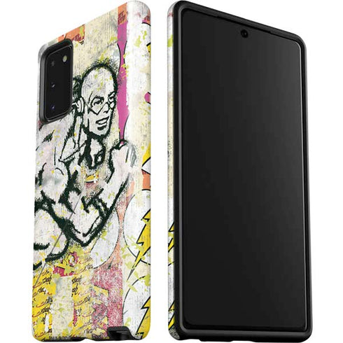 DC Comics The Flash Retro Abstract Running Pose Galaxy Note20 5G Pro Case