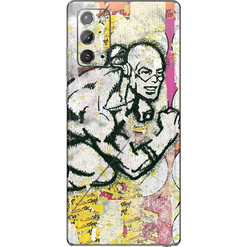 DC Comics The Flash Retro Abstract Running Pose Galaxy Note20 5G Skin