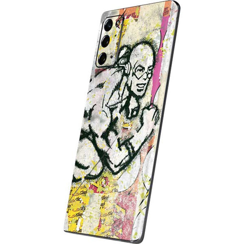 DC Comics The Flash Retro Abstract Running Pose Galaxy Note20 5G Skin
