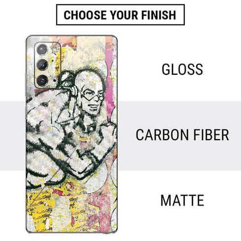 DC Comics The Flash Retro Abstract Running Pose Galaxy Note20 5G Skin