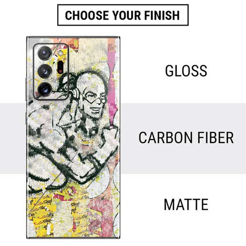 DC Comics The Flash Retro Abstract Running Pose Galaxy Note20 Ultra 5G Skin