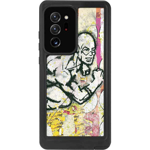 DC Comics The Flash Retro Abstract Running Pose Galaxy Note20 Ultra 5G Waterproof Case