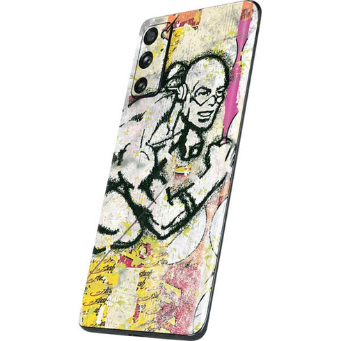 DC Comics The Flash Retro Abstract Running Pose Galaxy S20 Fan Edition Skin