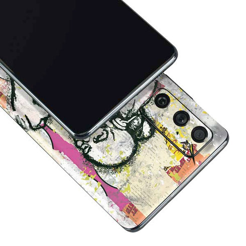 DC Comics The Flash Retro Abstract Running Pose Galaxy S20 Fan Edition Skin