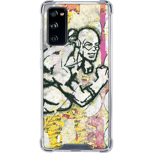 DC Comics The Flash Retro Abstract Running Pose Galaxy S20 FE Clear Case