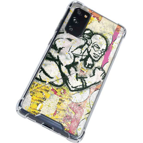 DC Comics The Flash Retro Abstract Running Pose Galaxy S20 FE Clear Case