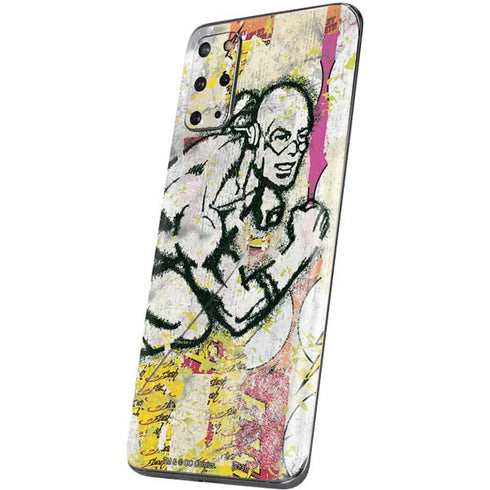 DC Comics The Flash Retro Abstract Running Pose Galaxy S20 Plus Skin