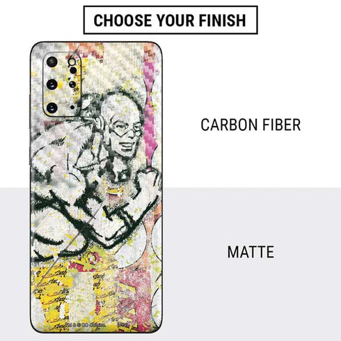 DC Comics The Flash Retro Abstract Running Pose Galaxy S20 Plus Skin