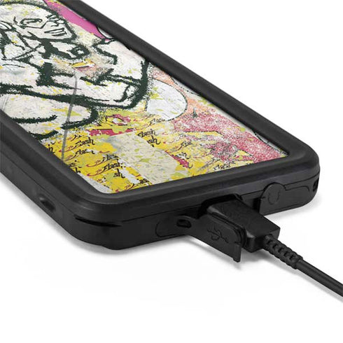 DC Comics The Flash Retro Abstract Running Pose Galaxy S20 Plus Waterproof Case