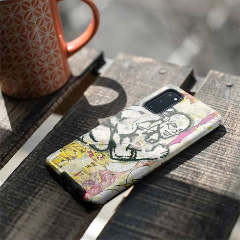 DC Comics The Flash Retro Abstract Running Pose Galaxy S20 Pro Case