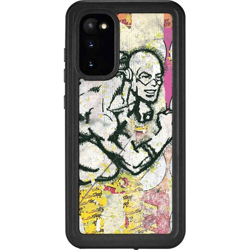DC Comics The Flash Retro Abstract Running Pose Galaxy S20 Waterproof Case