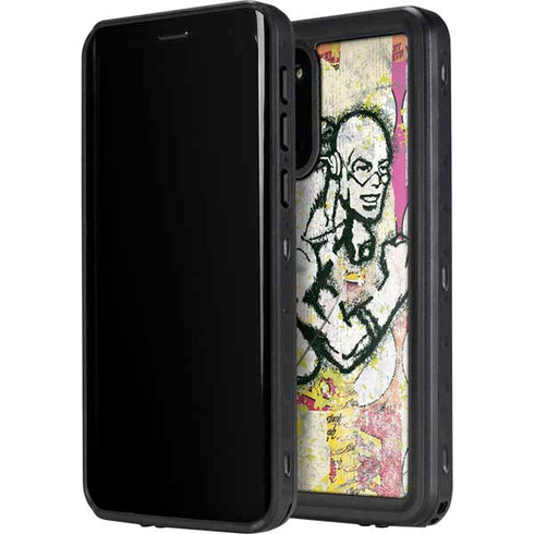 DC Comics The Flash Retro Abstract Running Pose Galaxy S20 Waterproof Case
