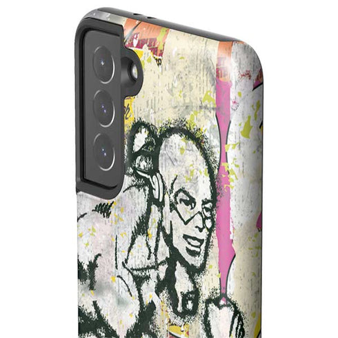 DC Comics The Flash Retro Abstract Running Pose Galaxy S21 5G Pro Case
