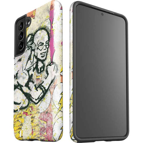 DC Comics The Flash Retro Abstract Running Pose Galaxy S21 5G Pro Case