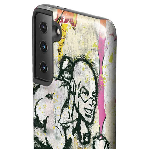 DC Comics The Flash Retro Abstract Running Pose Galaxy S21 Plus 5G Pro Case