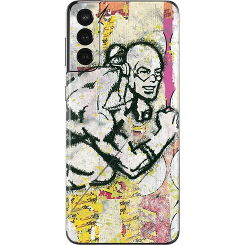 DC Comics The Flash Retro Abstract Running Pose Galaxy S21 Plus 5G Skin
