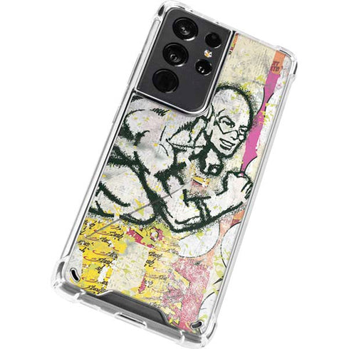 DC Comics The Flash Retro Abstract Running Pose Galaxy S21 Ultra 5G Clear Case