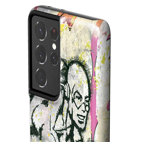 DC Comics The Flash Retro Abstract Running Pose Galaxy S21 Ultra 5G Pro Case