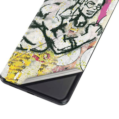 DC Comics The Flash Retro Abstract Running Pose Galaxy S21 Ultra 5G Skin