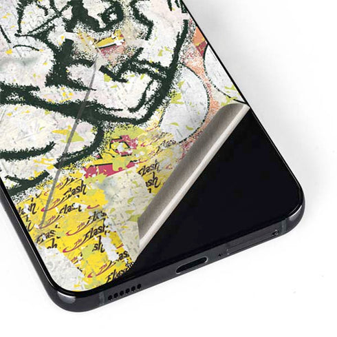 DC Comics The Flash Retro Abstract Running Pose Galaxy S22 Skin
