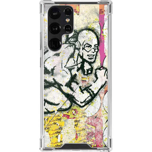 DC Comics The Flash Retro Abstract Running Pose Galaxy S22 Ultra Clear Case