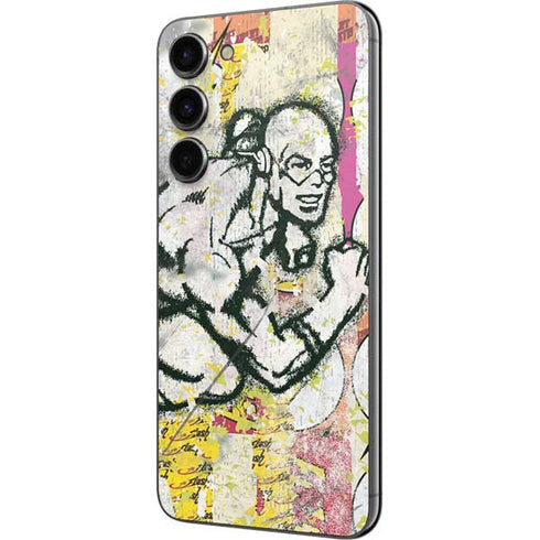 DC Comics The Flash Retro Abstract Running Pose Galaxy S23 Plus Skin