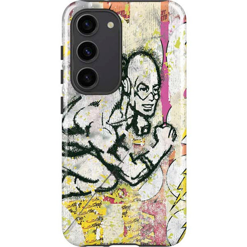 DC Comics The Flash Retro Abstract Running Pose Galaxy S23 Pro Case