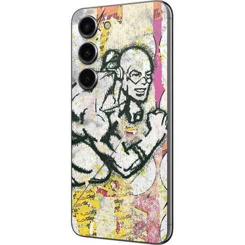 DC Comics The Flash Retro Abstract Running Pose Galaxy S23 Skin
