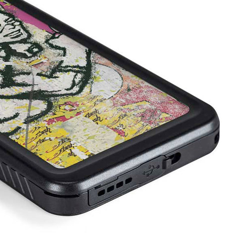 DC Comics The Flash Retro Abstract Running Pose Galaxy S23 Waterproof Case