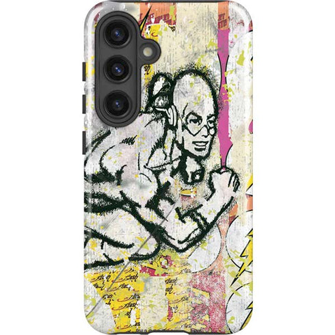 DC Comics The Flash Retro Abstract Running Pose Galaxy S24 Plus Impact Case