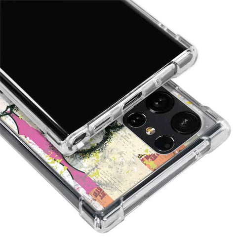 DC Comics The Flash Retro Abstract Running Pose Galaxy S24 Ultra Clear Case