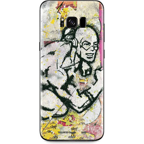 DC Comics The Flash Retro Abstract Running Pose Galaxy S8 Plus Skin