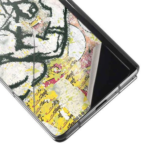 DC Comics The Flash Retro Abstract Running Pose Galaxy Z Fold2 5G Skin