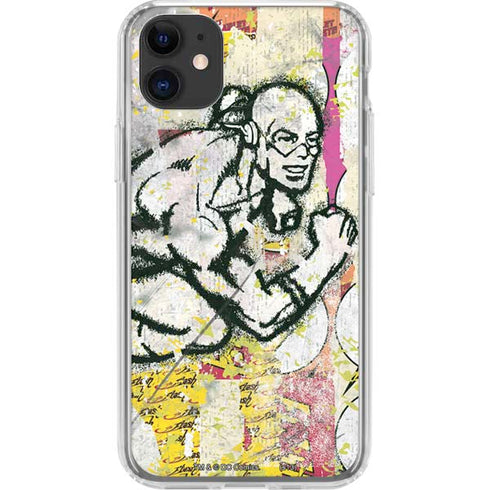 DC Comics The Flash Retro Abstract Running Pose iPhone 11 Clear Case