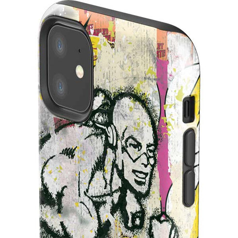 DC Comics The Flash Retro Abstract Running Pose iPhone 11 Impact Case