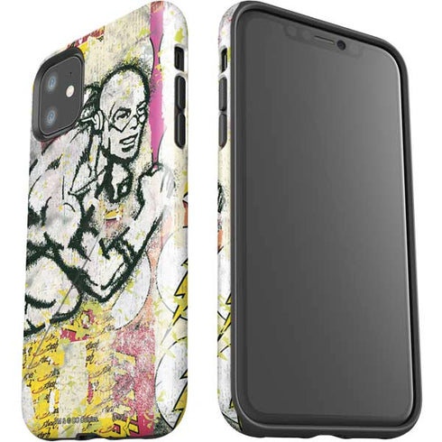DC Comics The Flash Retro Abstract Running Pose iPhone 11 Impact Case