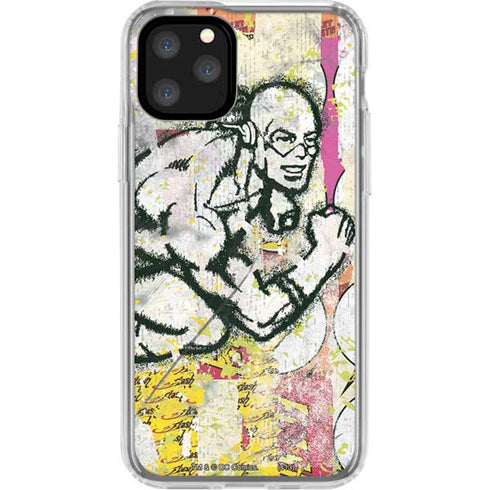 DC Comics The Flash Retro Abstract Running Pose iPhone 11 Pro Clear Case