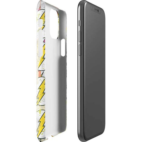 DC Comics The Flash Retro Abstract Running Pose iPhone 11 Pro Lite Case