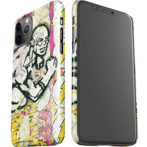 DC Comics The Flash Retro Abstract Running Pose iPhone 11 Pro Lite Case