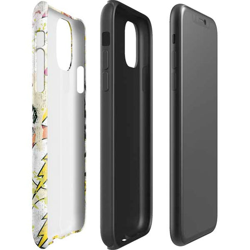 DC Comics The Flash Retro Abstract Running Pose iPhone 11 Pro Max Impact Case