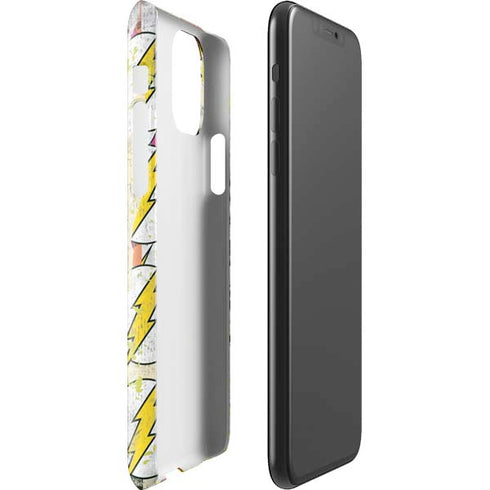 DC Comics The Flash Retro Abstract Running Pose iPhone 11 Pro Max Lite Case