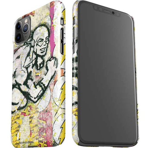 DC Comics The Flash Retro Abstract Running Pose iPhone 11 Pro Max Lite Case