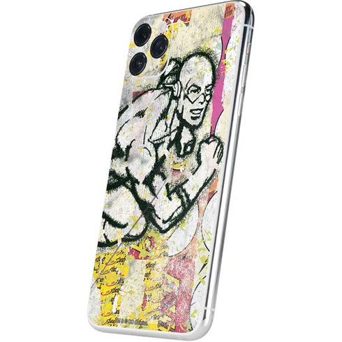 DC Comics The Flash Retro Abstract Running Pose iPhone 11 Pro Max Skin