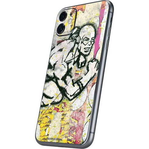 DC Comics The Flash Retro Abstract Running Pose iPhone 11 Skin