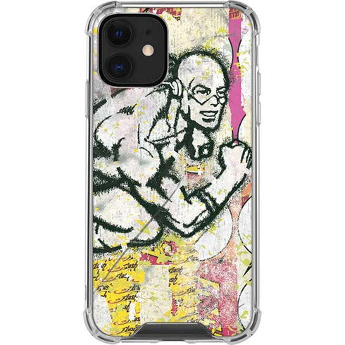 DC Comics The Flash Retro Abstract Running Pose iPhone 12 Clear Case